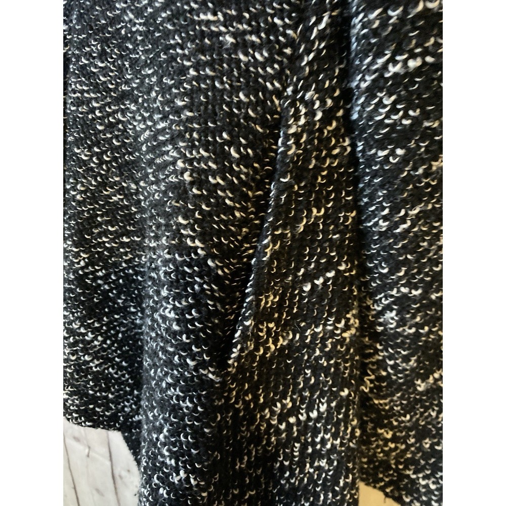 Open Front Waterfall Cardigan Sweater Charcoal‎ Gray Size XL - Picture 8 of 9